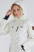 Купить Куртка парка зимняя женская белого цвета 1949Bl, фото 9