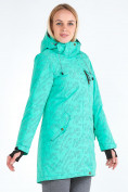 Купить Куртка парка зимняя женская зеленого цвета 1949Z, фото 3