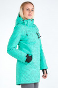 Купить Куртка парка зимняя женская зеленого цвета 1949Z, фото 4