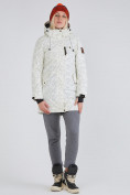 Купить Куртка парка зимняя женская белого цвета 1949Bl