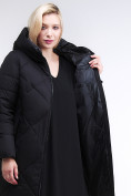 Купить Куртка зимняя женская одеяло черного цвета 1959_01Ch, фото 7