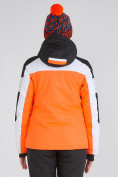 Купить Женский зимний горнолыжный костюм оранжевого цвета 019601O, фото 6