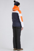 Купить Женский зимний горнолыжный костюм темно-синего цвета 019601TS, фото 2