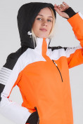 Купить Женский зимний горнолыжный костюм оранжевого цвета 019601O, фото 7
