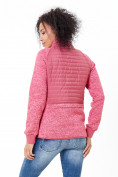 Купить Молодежная стеганная куртка женская розового цвета 1960R, фото 3