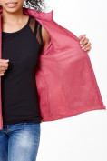 Купить Молодежная стеганная куртка женская розового цвета 1960R, фото 5