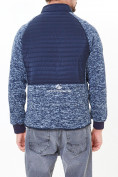 Купить Молодежная стеганная куртка мужская темно-синего цвета 1961TS, фото 3