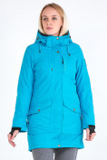 Купить Куртка парка зимняя женская голубого цвета 19621Gl, фото 2