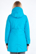 Купить Куртка парка зимняя женская голубого цвета 19621Gl, фото 5