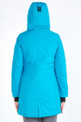 Купить Куртка парка зимняя женская голубого цвета 19621Gl, фото 6