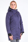 Купить Куртка парка зимняя женская темно-фиолетового цвета 19621TF, фото 2