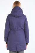 Купить Куртка парка зимняя женская темно-фиолетового цвета 19621TF, фото 5