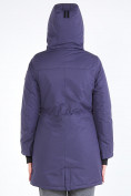 Купить Куртка парка зимняя женская темно-фиолетового цвета 19621TF, фото 6