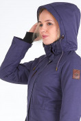 Купить Куртка парка зимняя женская темно-фиолетового цвета 19621TF, фото 8