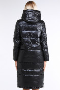Купить Куртка зимняя женская классическая черного цвета 1962_01Ch, фото 5