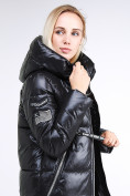 Купить Куртка зимняя женская классическая черного цвета 1962_01Ch, фото 7