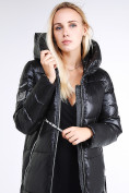 Купить Куртка зимняя женская классическая черного цвета 1962_01Ch, фото 8