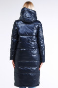 Купить Куртка зимняя женская классическая темно-синего цвета 1962_02TS, фото 4