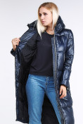 Купить Куртка зимняя женская классическая темно-синего цвета 1962_02TS, фото 8