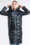 Купить Куртка зимняя женская классическая темно-серого цвета 1962_03TС, фото 3