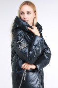 Купить Куртка зимняя женская классическая темно-серого цвета 1962_03TС, фото 6