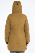 Купить Куртка парка зимняя женская горчичного цвета 19621G, фото 6