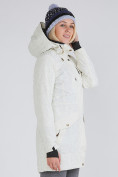 Купить Куртка парка зимняя женская белого цвета 19622Bl, фото 3