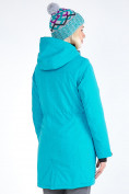 Купить Куртка парка зимняя женская голубого цвета 19622Gl, фото 4
