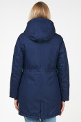 Купить Куртка парка зимняя женская темно-синий цвета 1963TS, фото 3