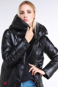 Купить Куртка зимняя женская молодежная черного цвета 1969_01Ch, фото 6