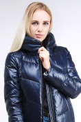 Купить Куртка зимняя женская молодежная темно-синий цвета 1969_02TS, фото 6