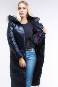 Купить Куртка зимняя женская молодежная темно-синий цвета 1969_02TS, фото 8