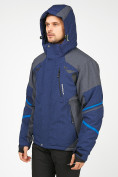 Купить Мужской зимний горнолыжный костюм синего цвета 01972-1S, фото 4