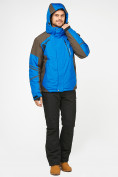 Купить Мужской зимний горнолыжный костюм голубого цвета 01972Gl, фото 4
