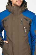 Купить Мужская зимняя горнолыжная куртка цвета хаки 1972Kh, фото 4