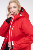 Купить Куртка горнолыжная женская большого размера красного цвета 21982Kr, фото 6