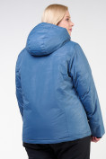 Купить Куртка горнолыжная женская большого размера голубого цвета 21982Gl, фото 10