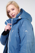 Купить Куртка горнолыжная женская большого размера голубого цвета 21982Gl, фото 6