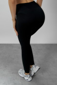 Купить Спортивный костюм для фитнеса женский черного цвета 20006Ch, фото 24