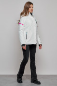 Купить Горнолыжная куртка женская зимняя белого цвета 2002Bl, фото 11