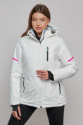Купить Горнолыжная куртка женская зимняя белого цвета 2002Bl, фото 2