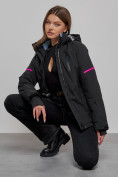 Купить Горнолыжная куртка женская зимняя черного цвета 2002Ch, фото 10