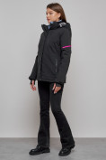 Купить Горнолыжная куртка женская зимняя черного цвета 2002Ch, фото 12