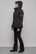 Купить Горнолыжная куртка женская зимняя черного цвета 2002Ch, фото 16