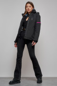 Купить Горнолыжная куртка женская зимняя черного цвета 2002Ch, фото 20