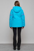 Купить Горнолыжная куртка женская зимняя синего цвета 2002S, фото 18