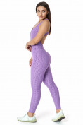 Купить Комбинезон для фитнеса женский фиолетового цвета 2005F, фото 2