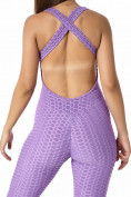 Купить Комбинезон для фитнеса женский фиолетового цвета 2005F, фото 8