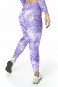 Купить Костюм для фитнеса женский фиолетового цвета 2007F, фото 4