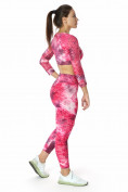 Купить Костюм для фитнеса женский розового цвета 2007R, фото 2